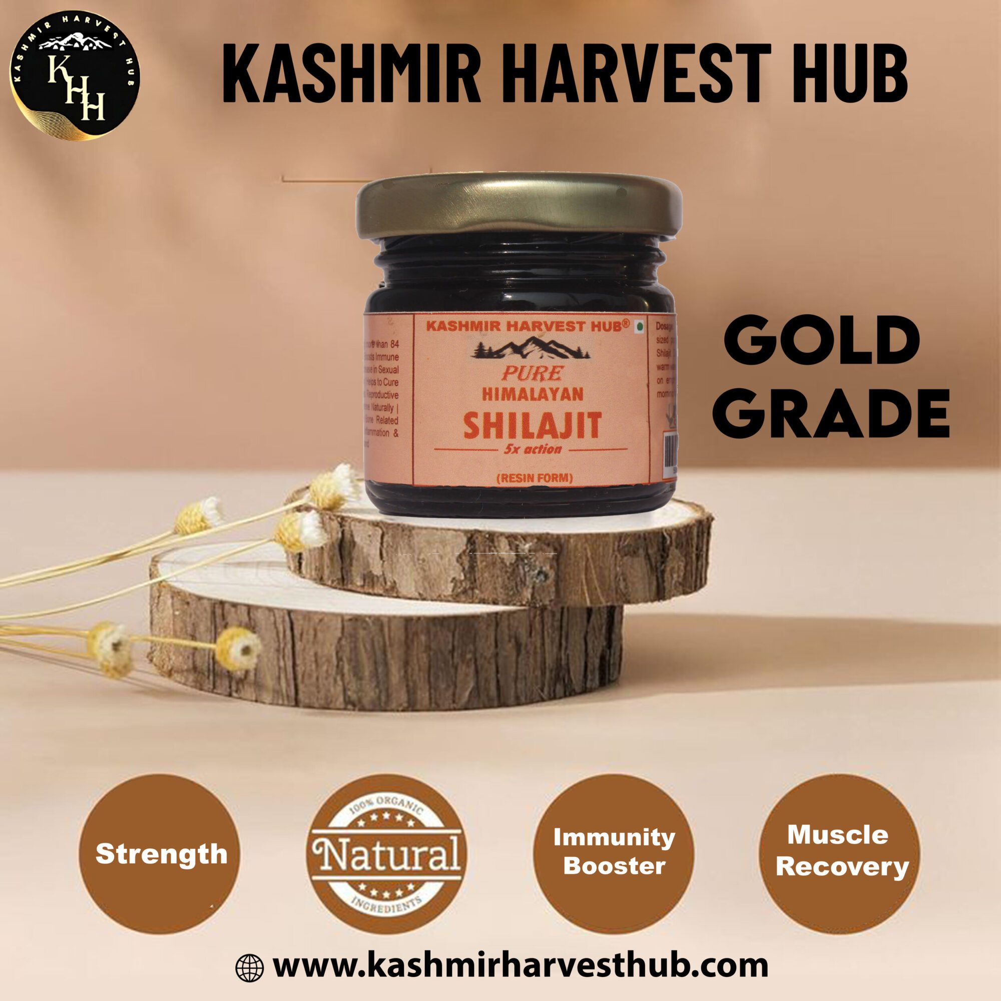 Pure Himalayan Shilajit (Gold Grade) - Image 3