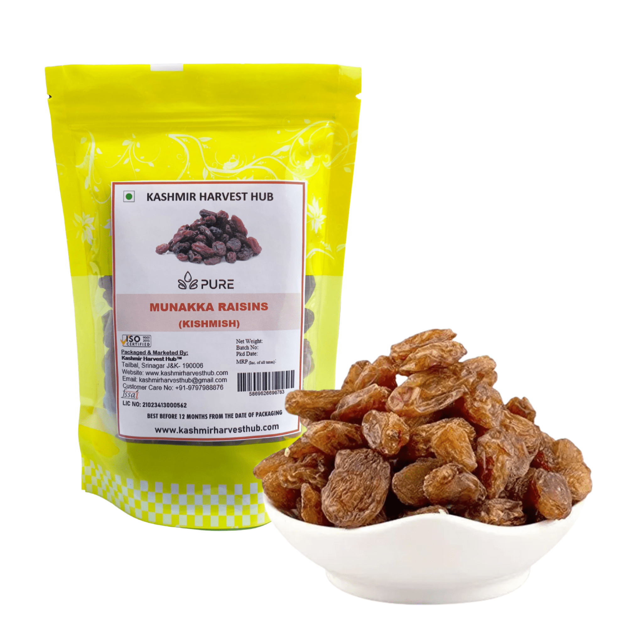 Kashmiri Munakka Raisins (Kishmish)