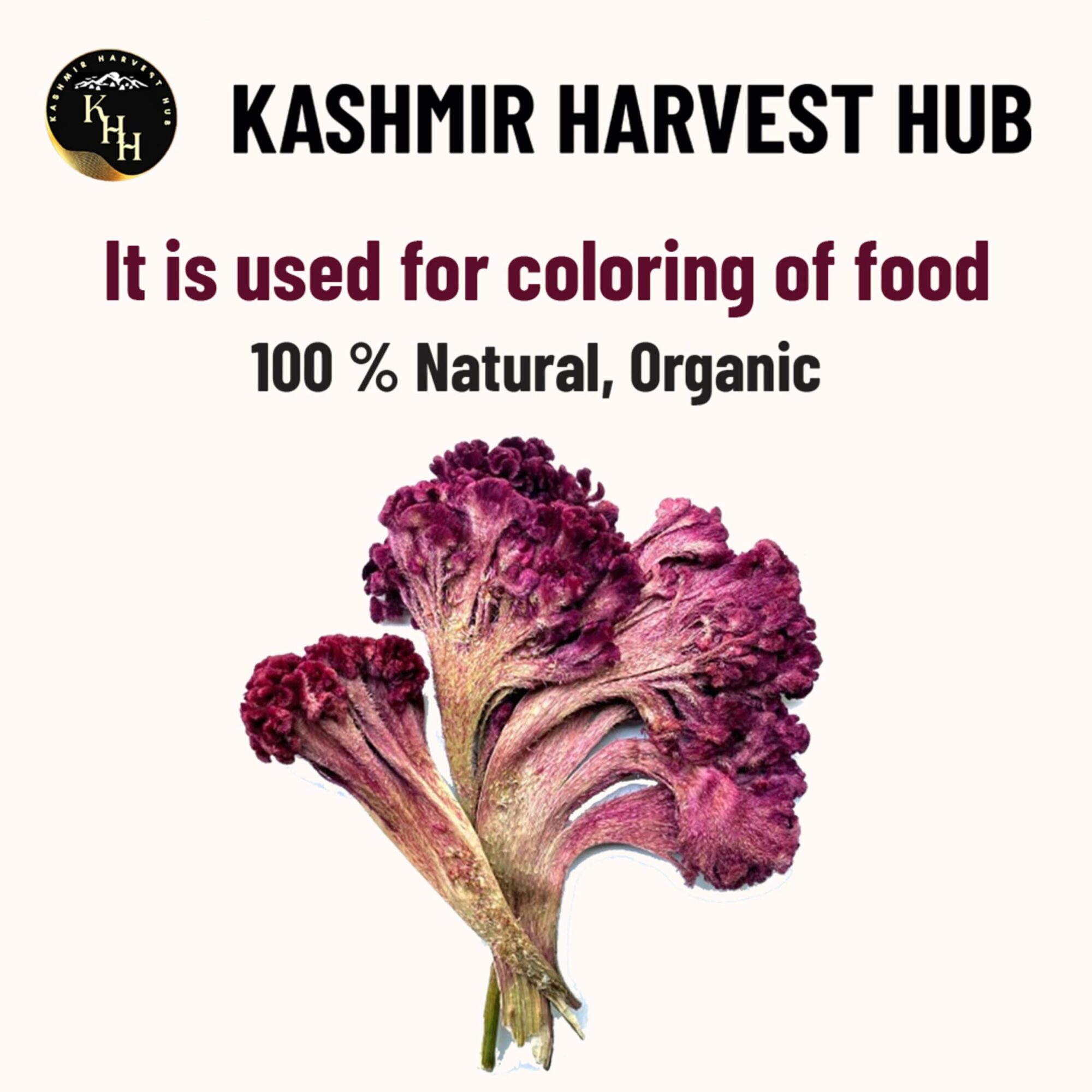 Kashmiri Cockscomb Flower (Mawal) - Image 2