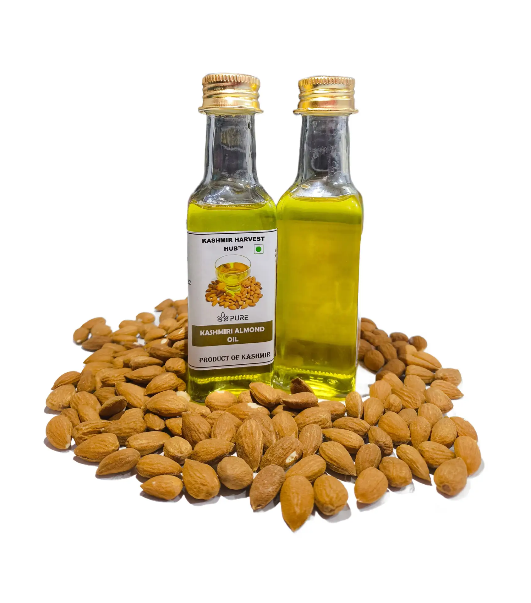 Kashmiri Almond Oil (Cold Pressed Mamra Badam Oil) - Image 2