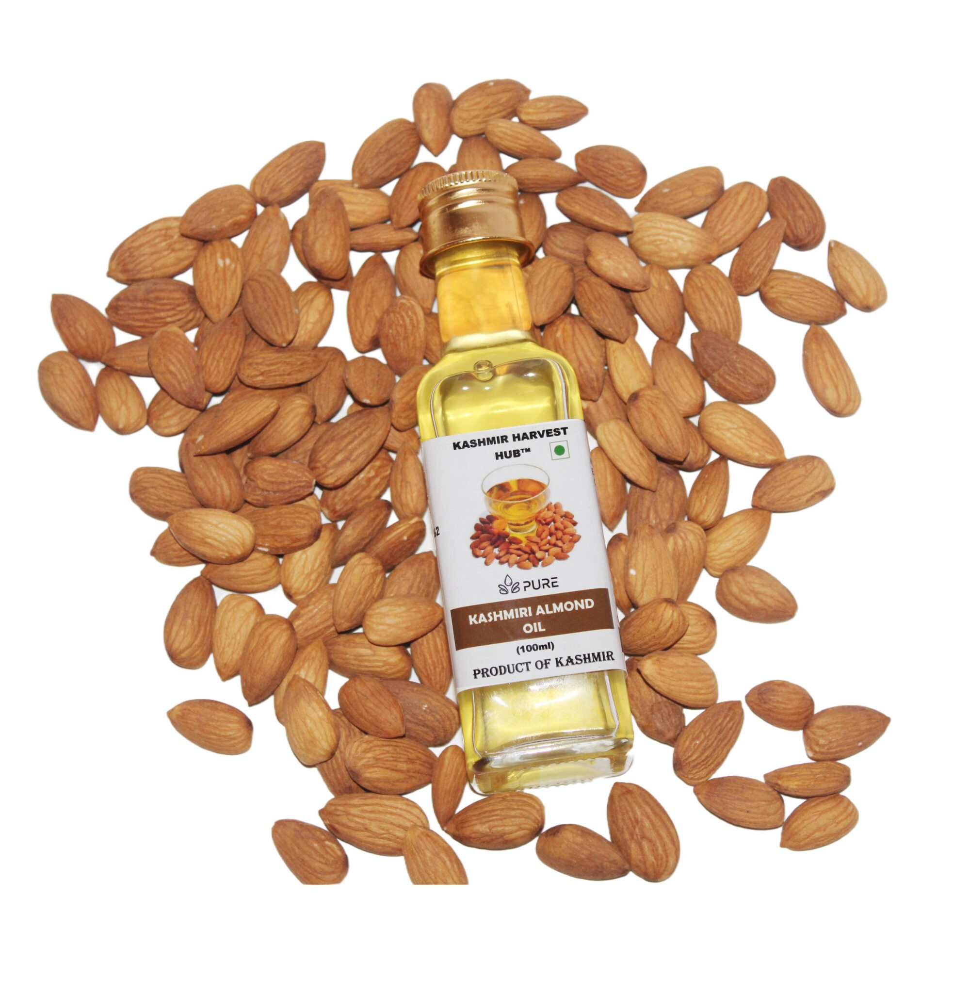 Kashmiri Almond Oil (Cold Pressed Mamra Badam Oil)