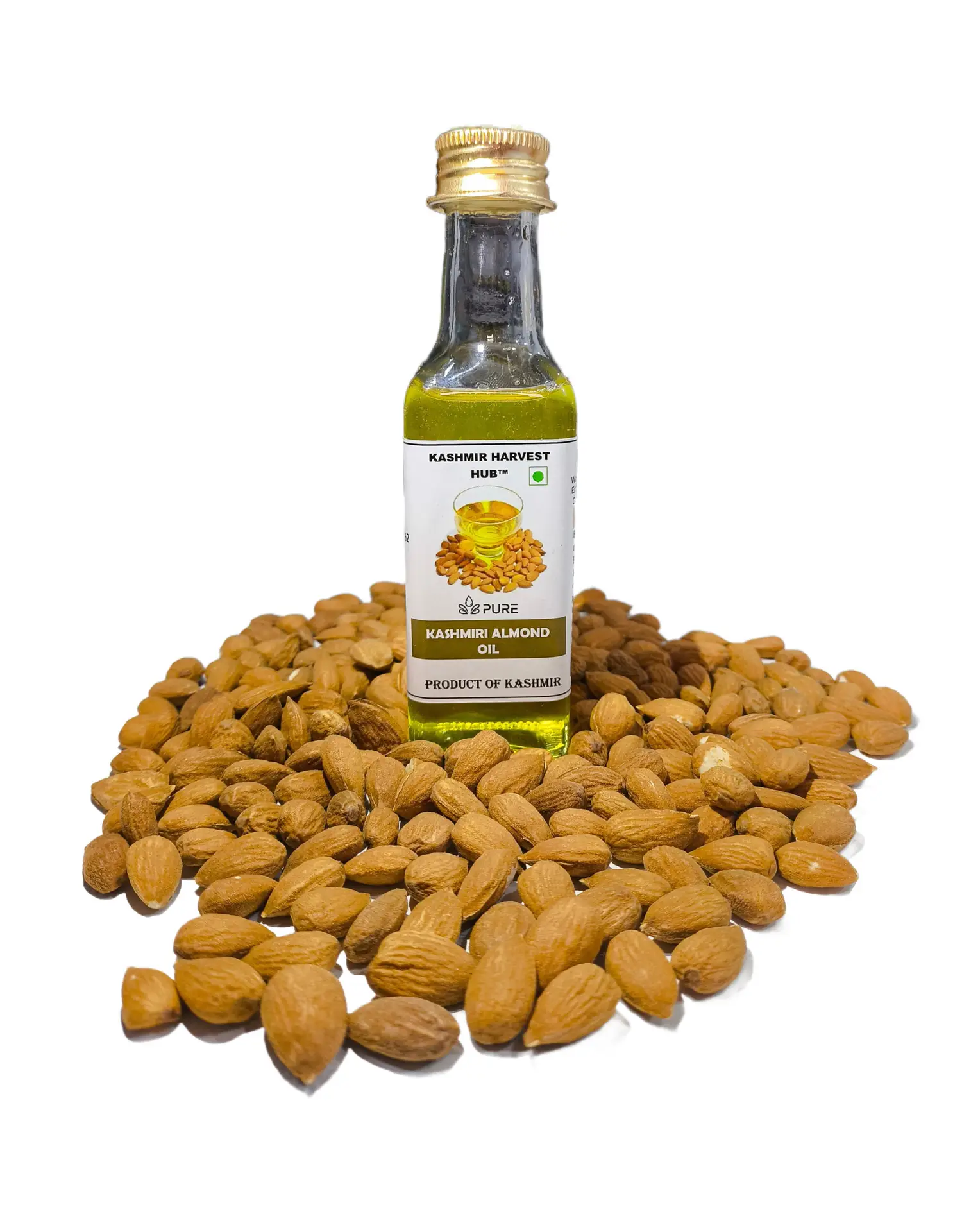 Kashmiri Almond Oil (Cold Pressed Mamra Badam Oil) - Image 4